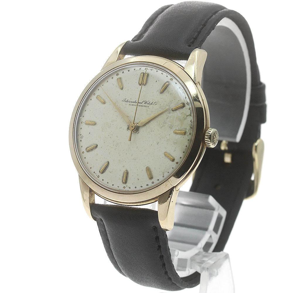 IWC SCHAFFHAUSEN K18YG Vintage Cal.89 Silver Dial Hand Winding Men's_876441