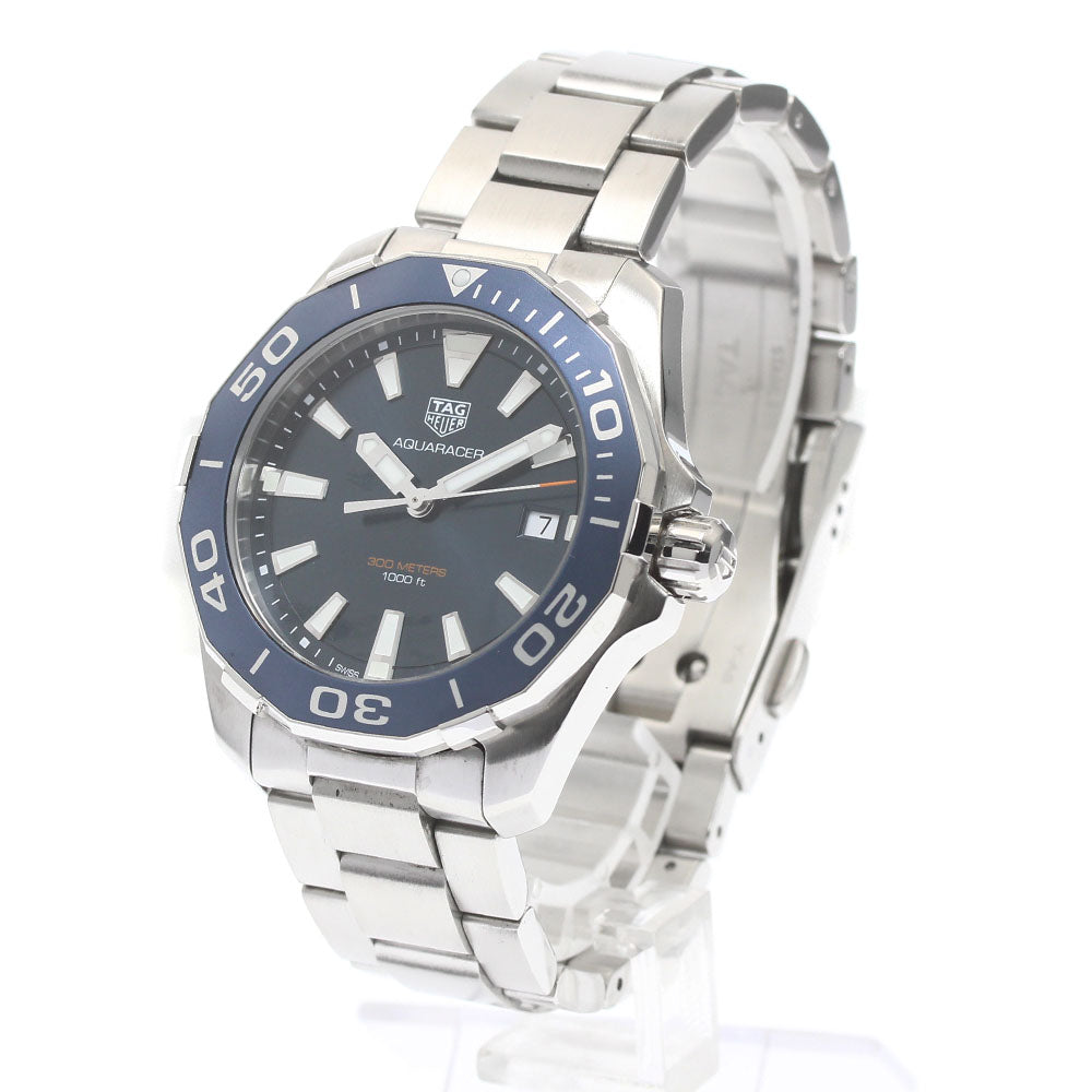 TAG HEUER Aquaracer WAY111C Date Navy Dial Quartz Men's Watch_876470