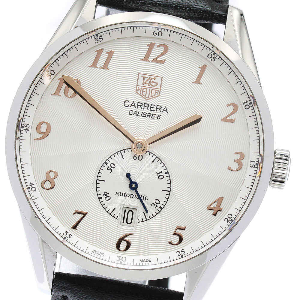TAG HEUER Carrera Heritage WAS2112 Caliber 6 Silver Dial Automatic Men's_876471