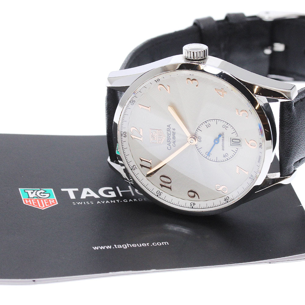 TAG HEUER Carrera Heritage WAS2112 Caliber 6 Silver Dial Automatic Men's_876471