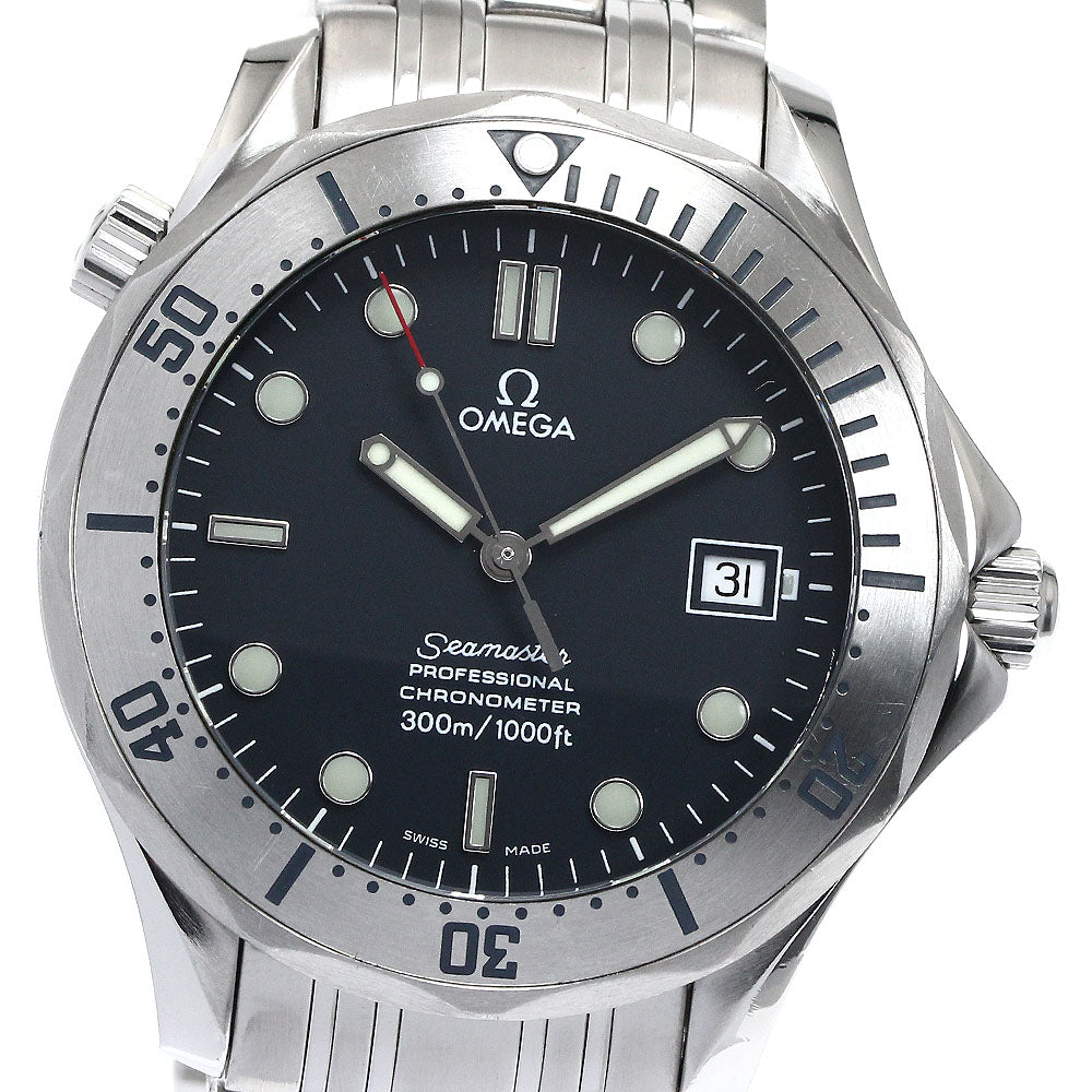 OMEGA Seamaster300 2251.80 Date Japan only Navy Dial Automatic Men's_876474