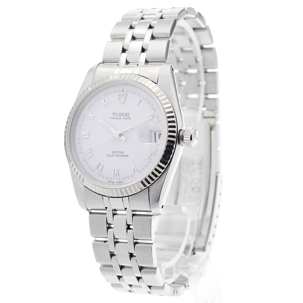 TUDOR Prince Date 74034 WG bezel cal.2824-2 Silver Dial Automatic Men's Watch_876478
