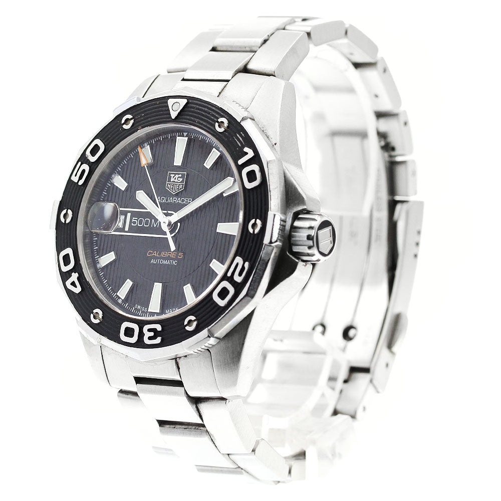 TAG HEUER Aqua racer WAJ2110 Caliber 5 Date black Dial Automatic Men's_876481