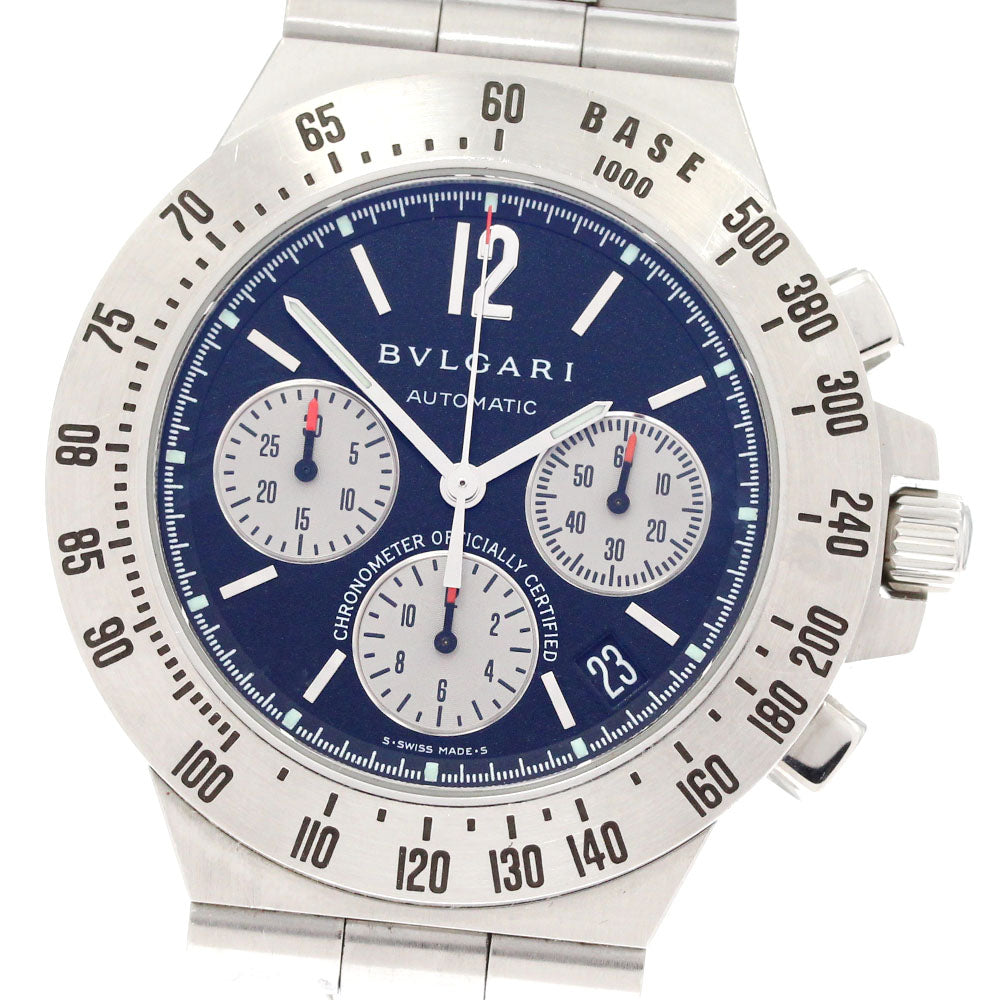 BVLGARI Diagono tachymetric CH40STA Chronograph Date black Dial Automatic_876484