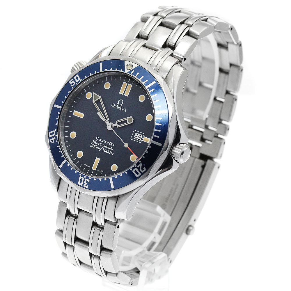 OMEGA Seamaster300 2541.80 Date Navy Dial Quartz Men's Watch_876490