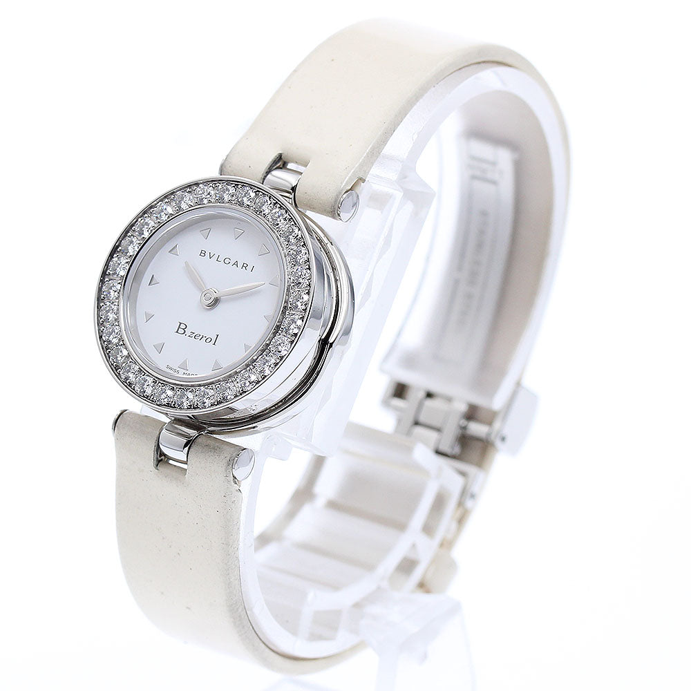 BVLGARI B-zero1 BZ22S Diamond Bezel white Dial Quartz Ladies Watch_876494
