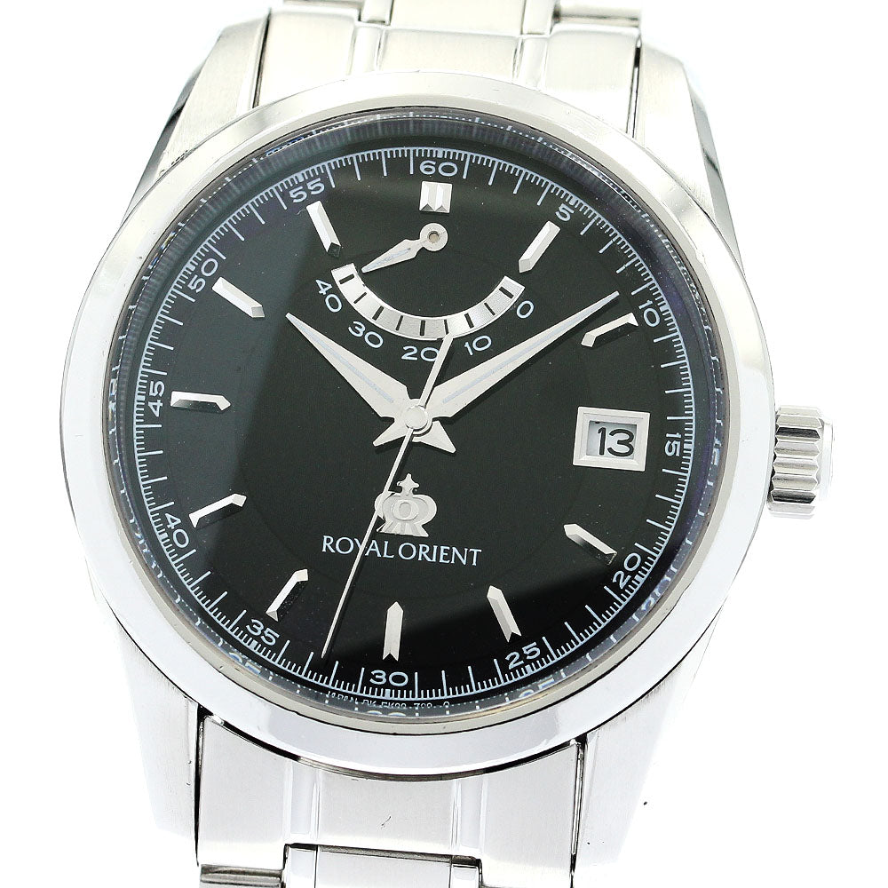 ORIENT Royal Orient EK00-C0-B Power reserve date black Dial Automatic Men's Watch_876505