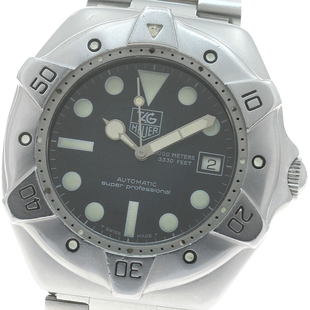 TAG HEUER Super professional 840.006 Date black Dial Automatic Men's_876509