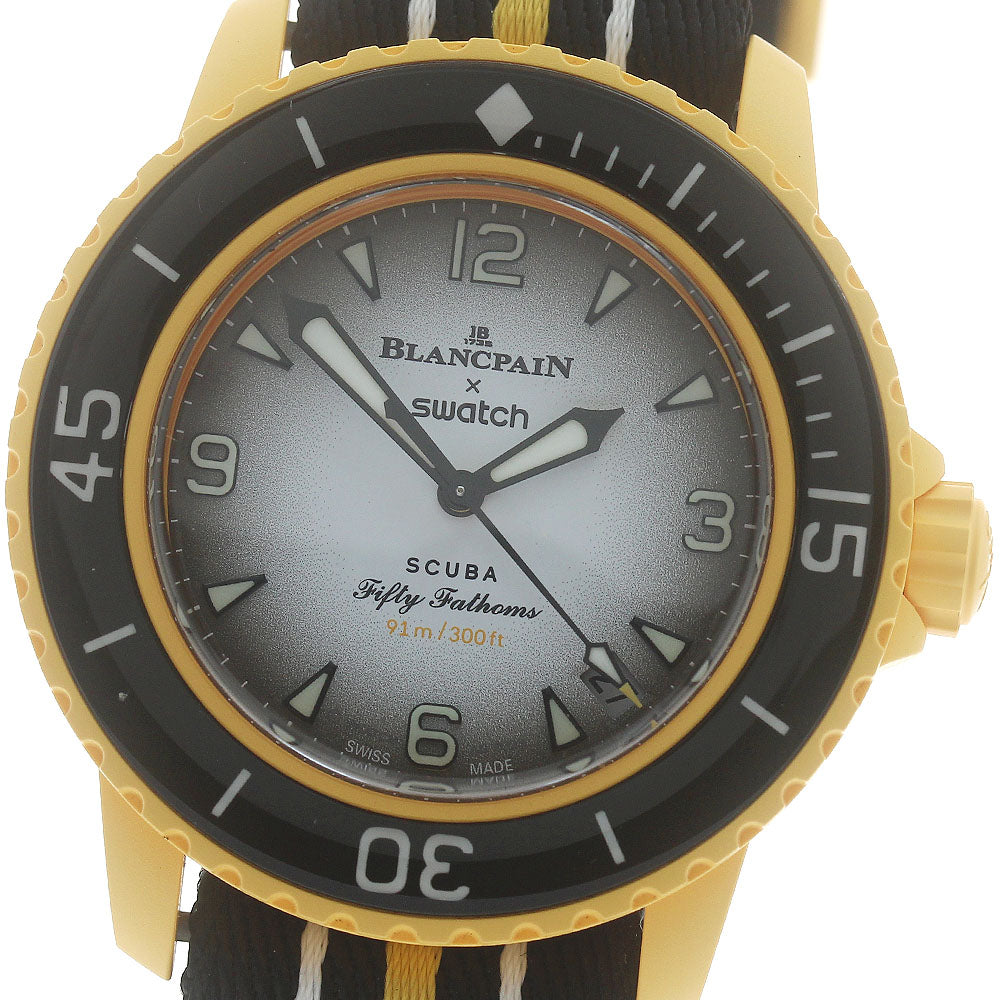Swatch BLANCPAINxSwatch Bioceramic Scuba Fifty Fathoms AT Men's Watch_876510