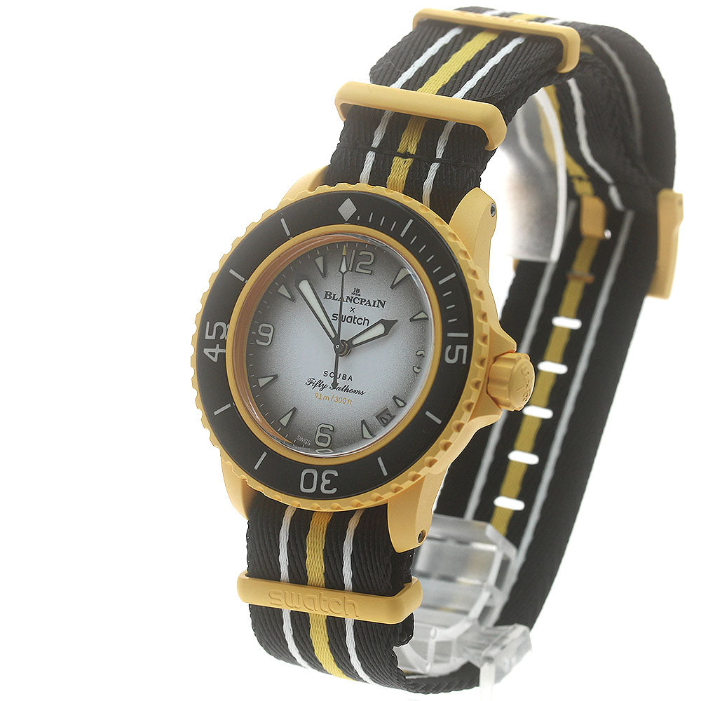 Swatch BLANCPAINxSwatch Bioceramic Scuba Fifty Fathoms AT Men's Watch_876510