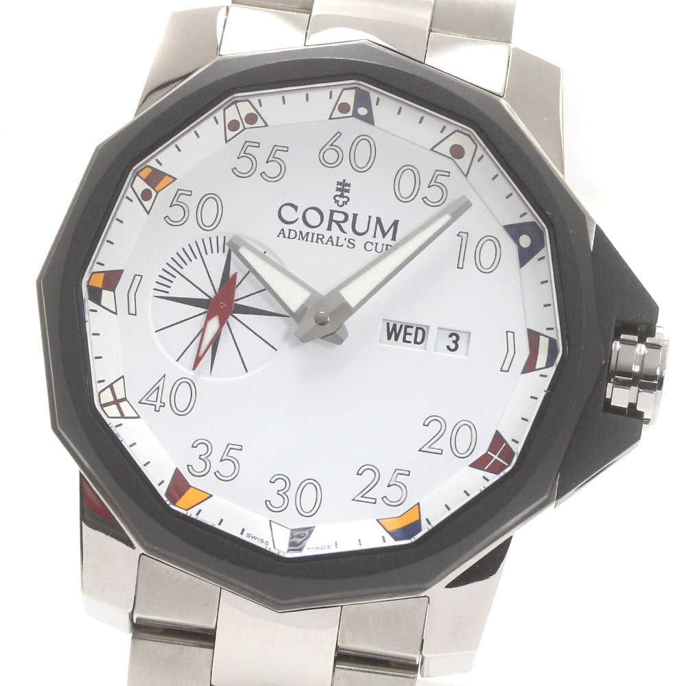 CORUM Admiral Cup Competition 48 A947/03553 white Dial Automatic Men's_876511