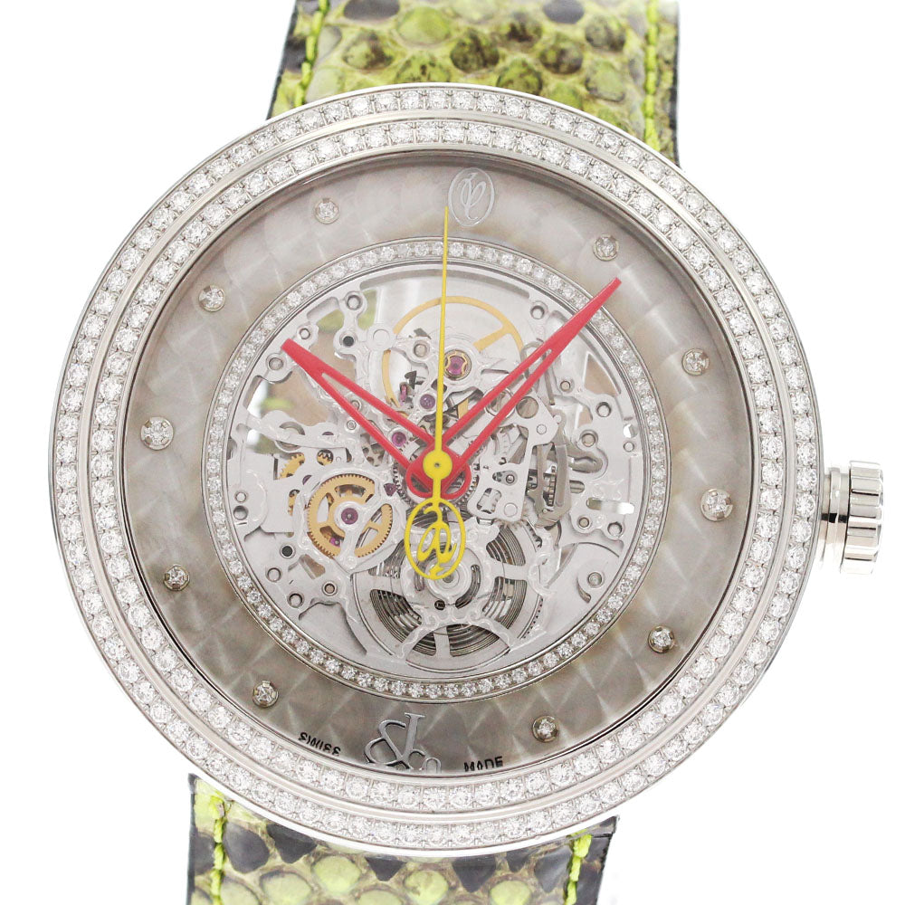 JACOB&CO Valentin Yudashkin collaboration WVY-088 Diamond Bezel skeleton Dial Automatic Men's Watch_876520