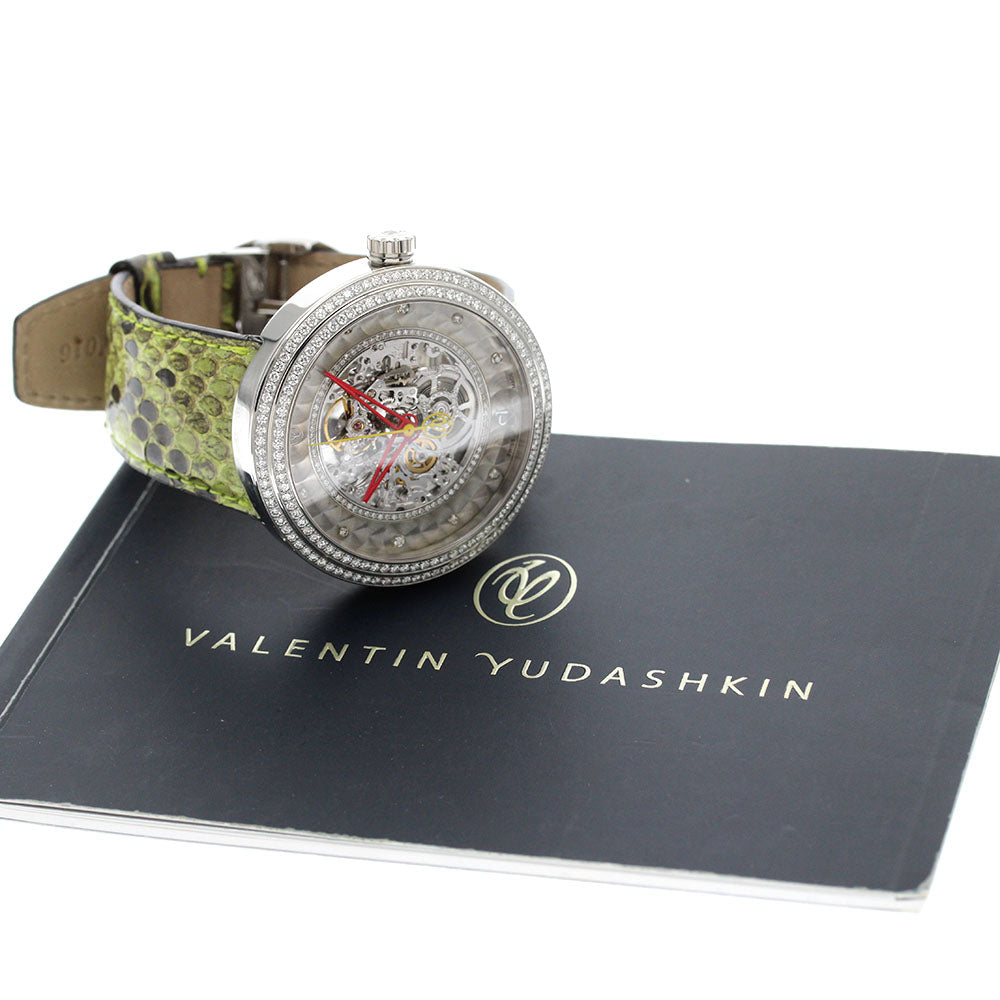 JACOB&CO Valentin Yudashkin collaboration WVY-088 Diamond Bezel skeleton Dial Automatic Men's Watch_876520