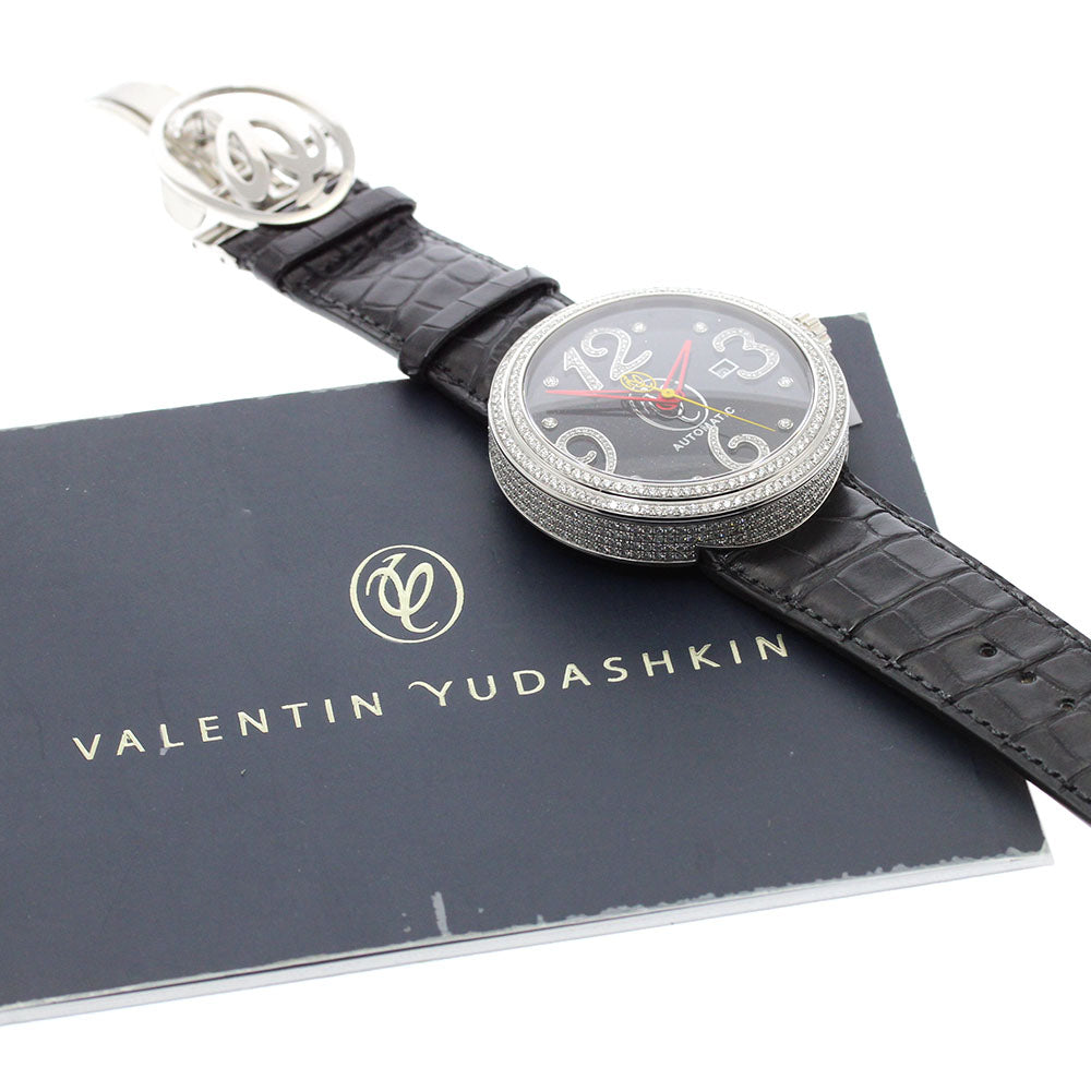 JACOB&CO Valentin Yudashkin collaboration WH285G Diamond Bezel black Dial Automatic Men's Watch_876521