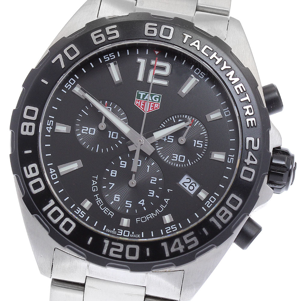 TAG HEUER Formula 1 CAZ1010 Chronograph black Dial Quartz Men's Watch_876542