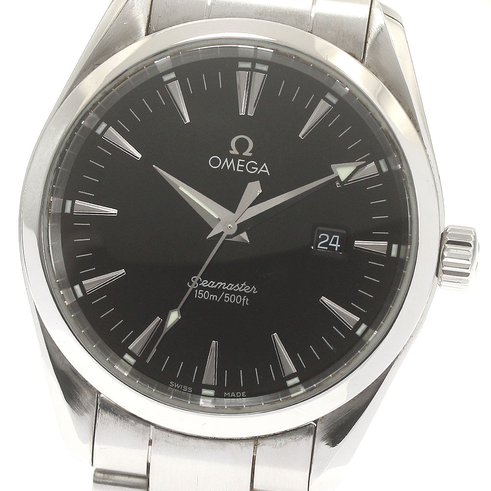 OMEGA Seamaster Aqua Terra 2517.50 Date Black Dial Quartz Men's Watch_876549
