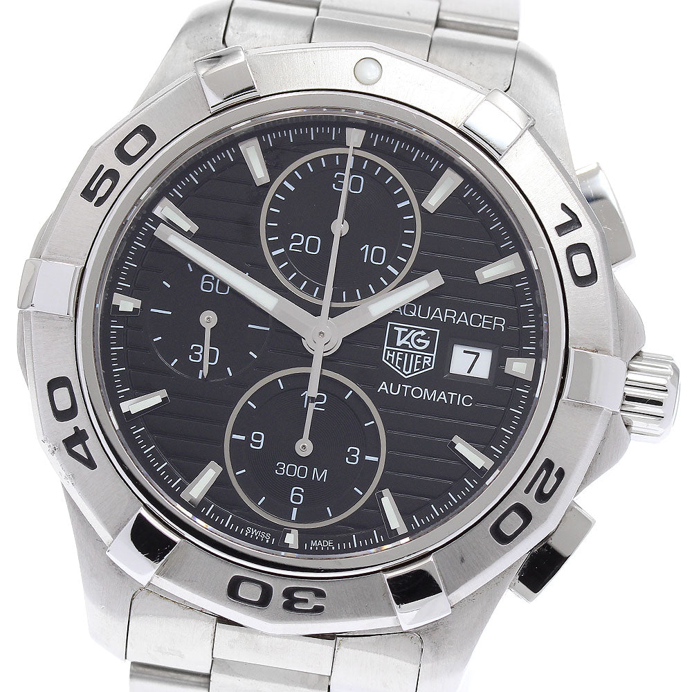 TAG HEUER Aqua racer CAP2110 Chronograph black Dial Automatic Men's Watch_876555