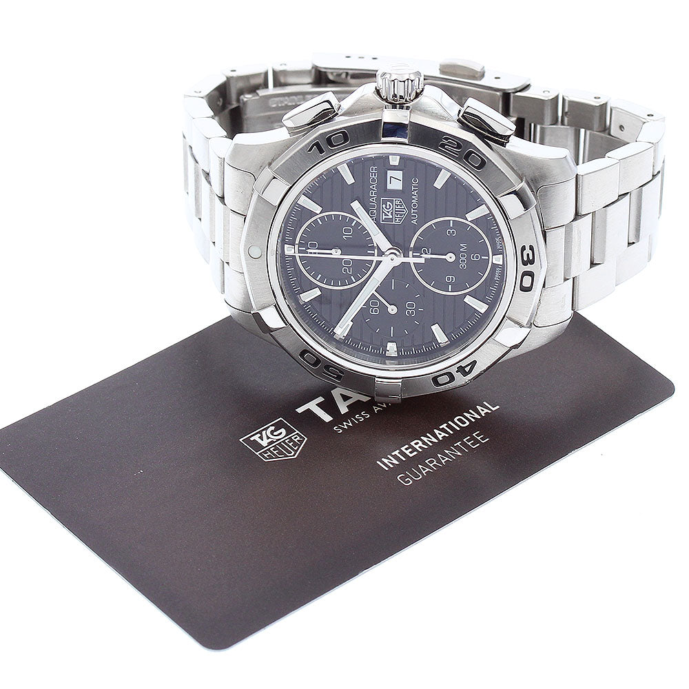 TAG HEUER Aqua racer CAP2110 Chronograph black Dial Automatic Men's Watch_876555