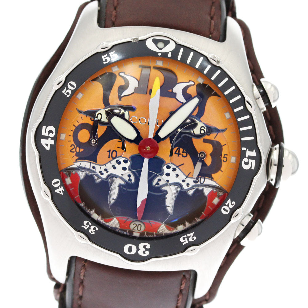 CORUM Bubble Tiger Dive Bomber 285.180.20 Date Chronograph AT Men's Watch_876560