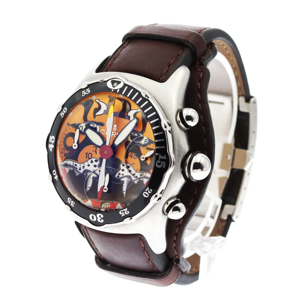 CORUM Bubble Tiger Dive Bomber 285.180.20 Date Chronograph AT Men's Watch_876560