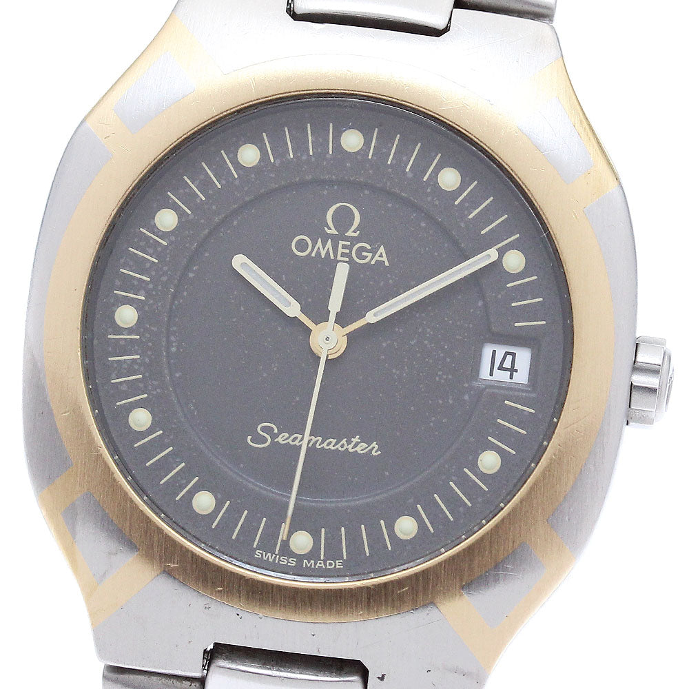 OMEGA Seamaster Polaris Date gray Dial Quartz Men's Watch_876580
