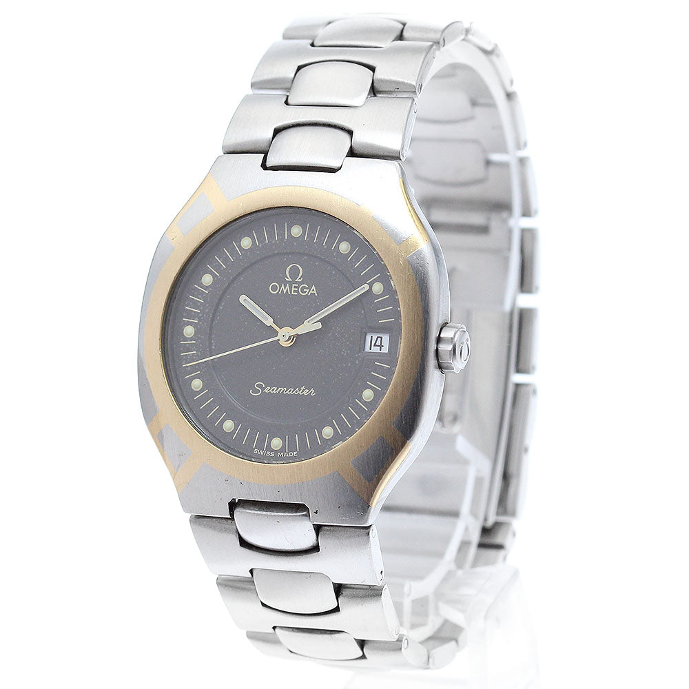 OMEGA Seamaster Polaris Date gray Dial Quartz Men's Watch_876580