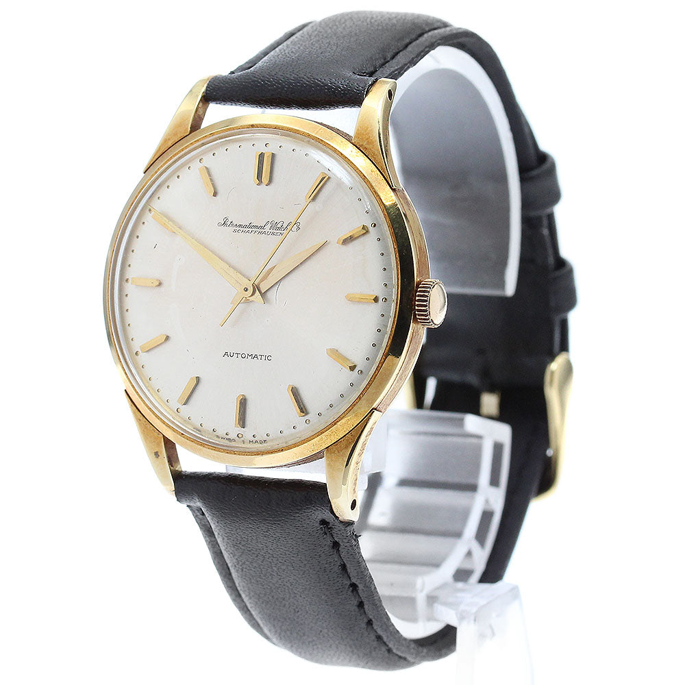 IWC SCHAFFHAUSEN K18YG Vintage Cal.852 Silver Dial Automatic Men's Watch_876627