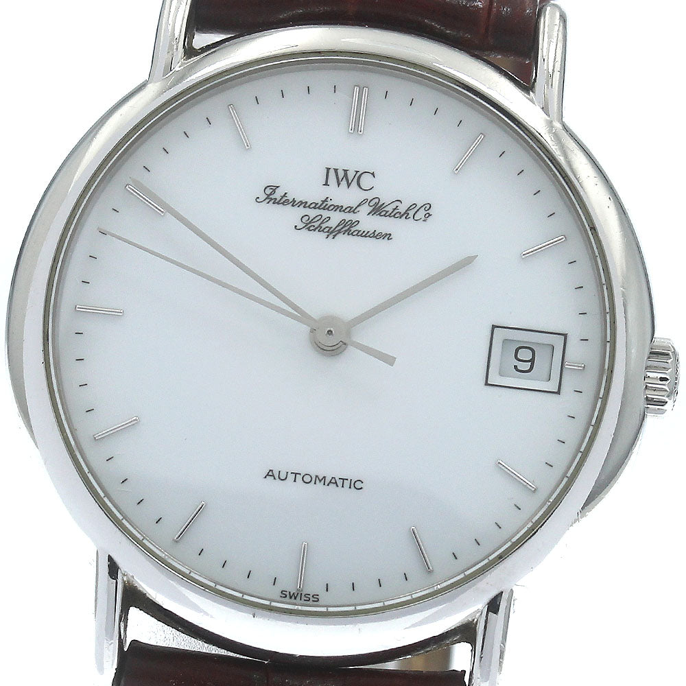 IWC SCHAFFHAUSEN Portofino IW351320 Date white Dial Automatic Men's Watch_876629