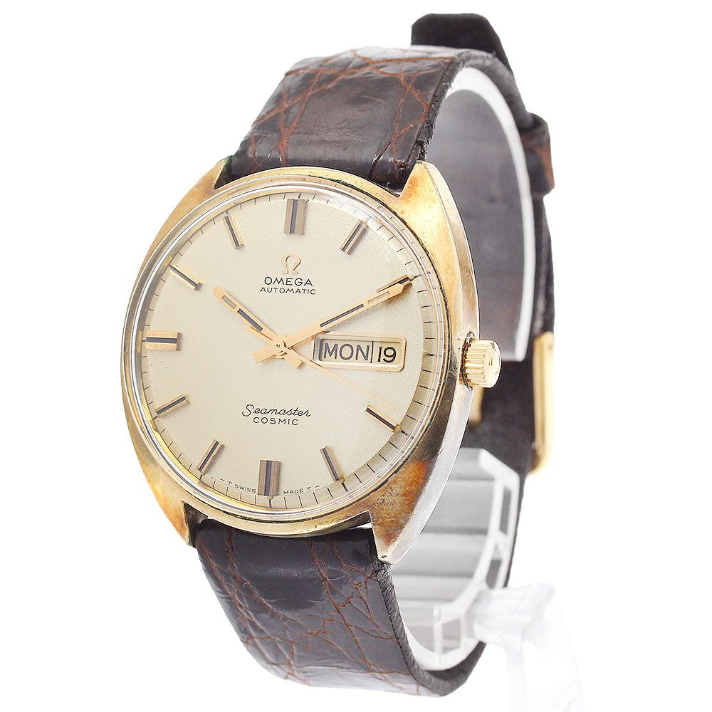 OMEGA Seamaster cosmic Day date gold Dial Automatic Men's Watch_876765