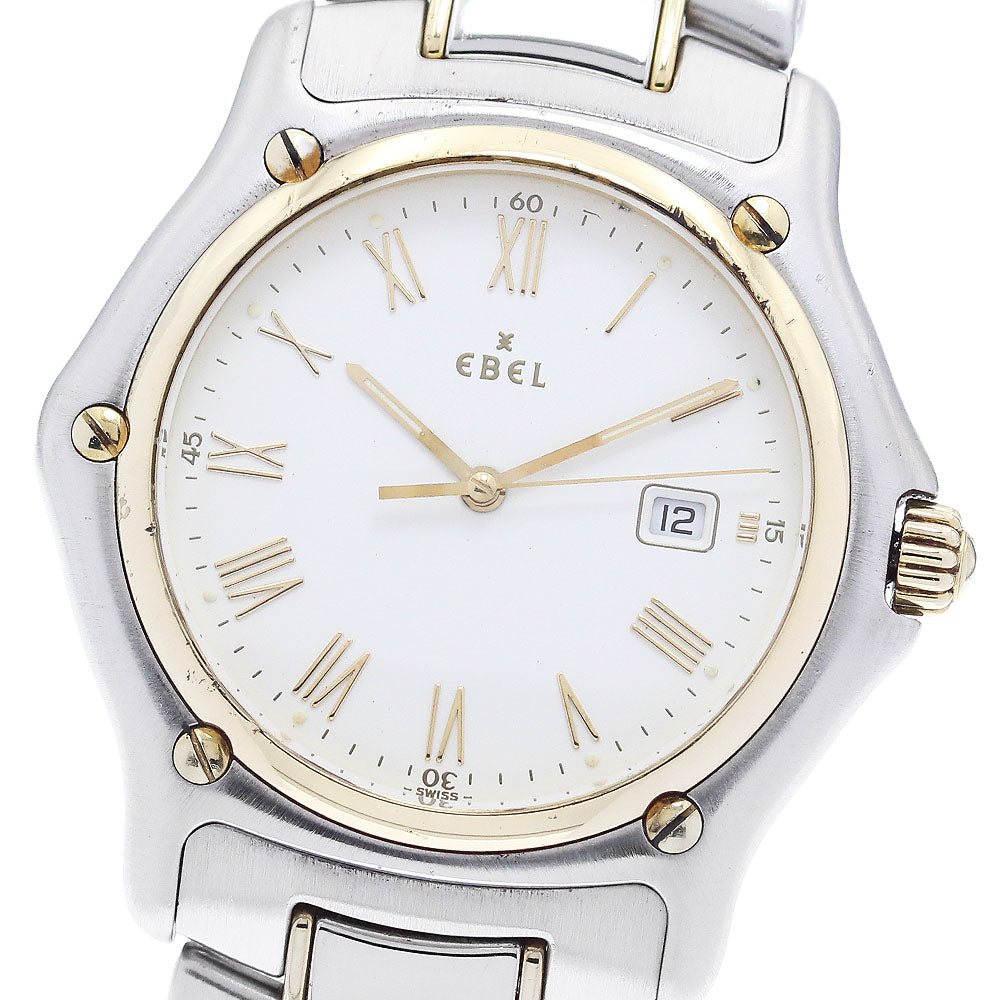 EBEL classic wave 1911 187902 date white Dial Quartz Ladies Watch_876932