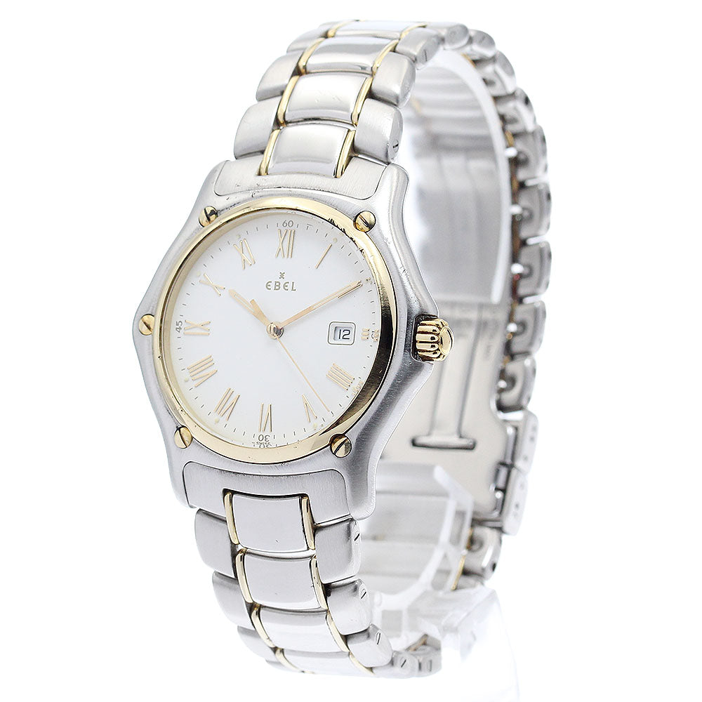 EBEL classic wave 1911 187902 date white Dial Quartz Ladies Watch_876932