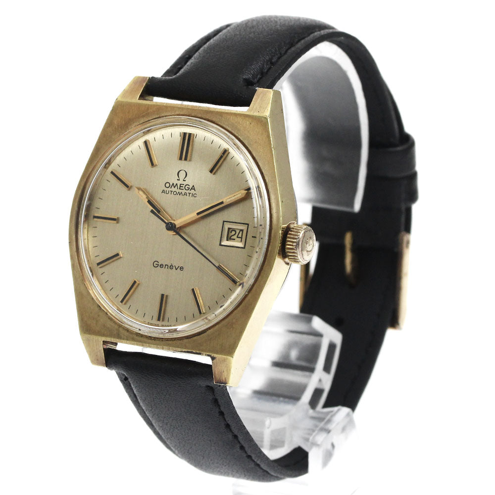 OMEGA Geneve 166.0118 Date Cal.1481 gold Dial Automatic Men's Watch_876934