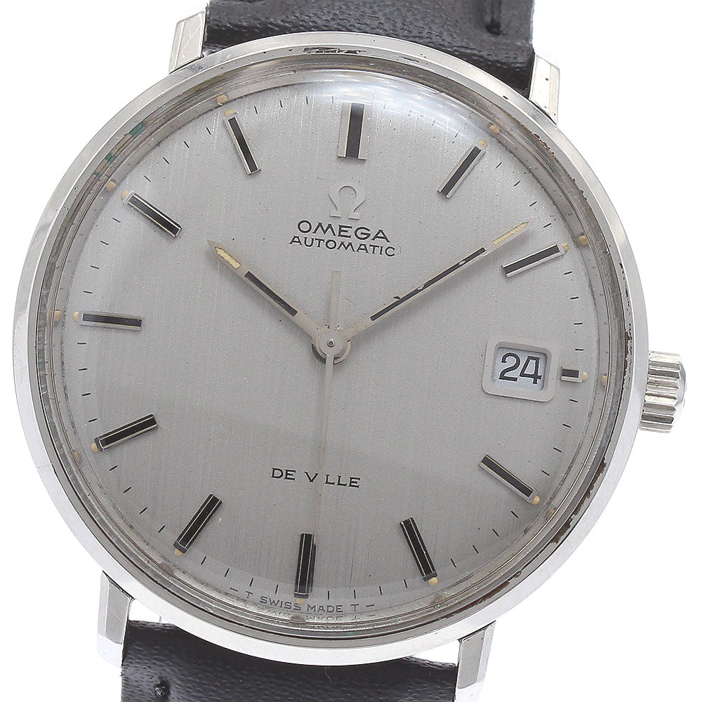 OMEGA De Ville 166033 Date Silver Dial Automatic Men's Watch_876942
