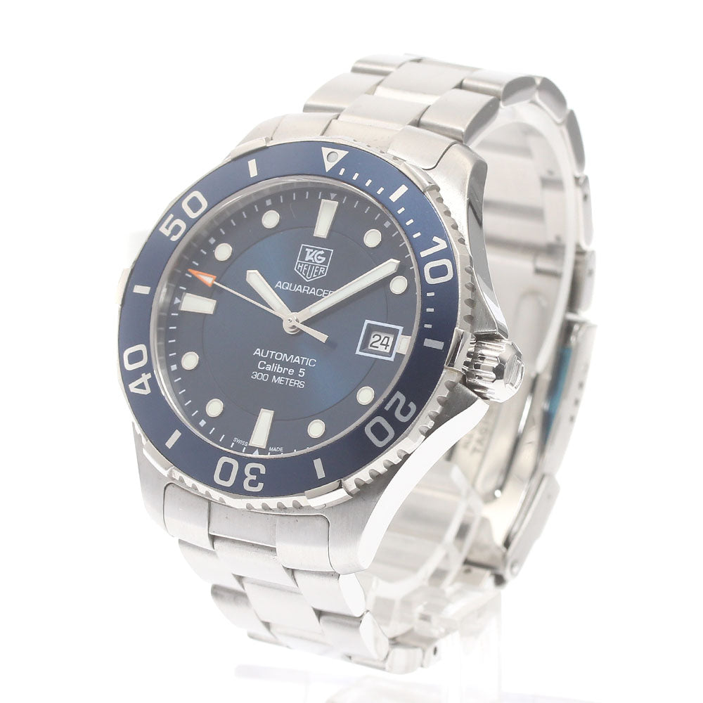 TAG HEUER Aqua racer WAN2111 Caliber 5 Date blue Dial Automatic Men's_876986