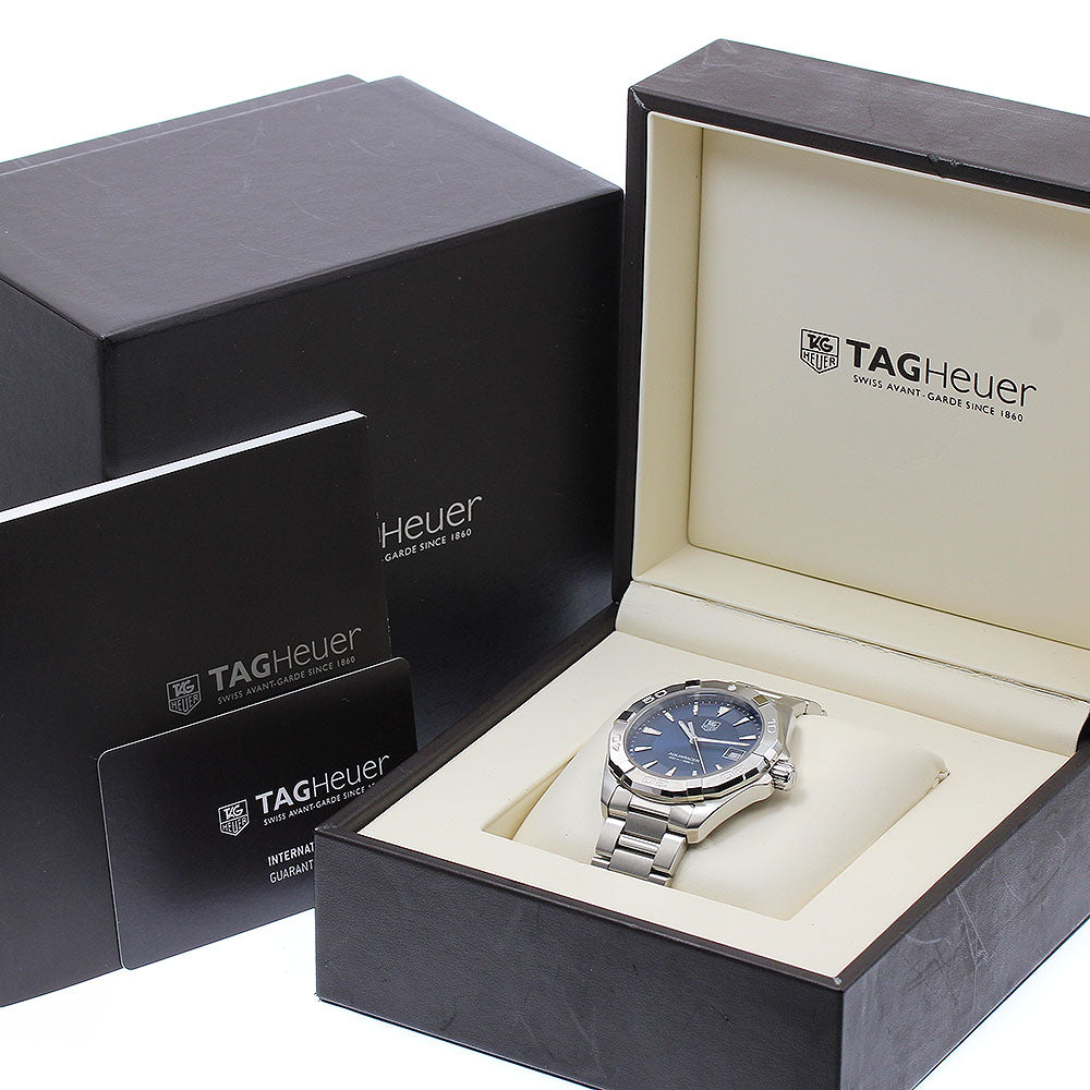 TAG HEUER Aqua racer WAY1112 Date Navy Dial Quartz Men's Watch_877004