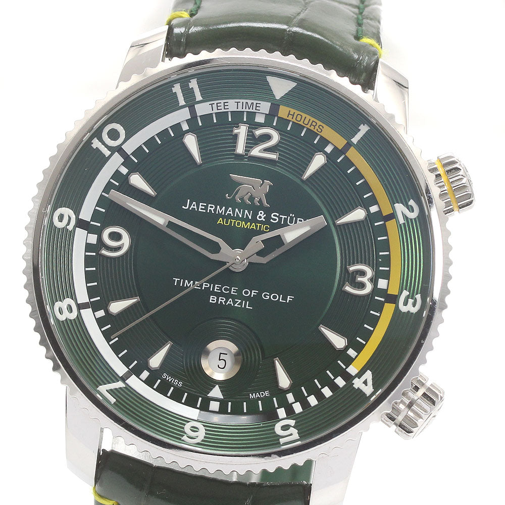 JAERMANN&STUBI Royal Open RCB1 green Dial Automatic Men's Watch_877007