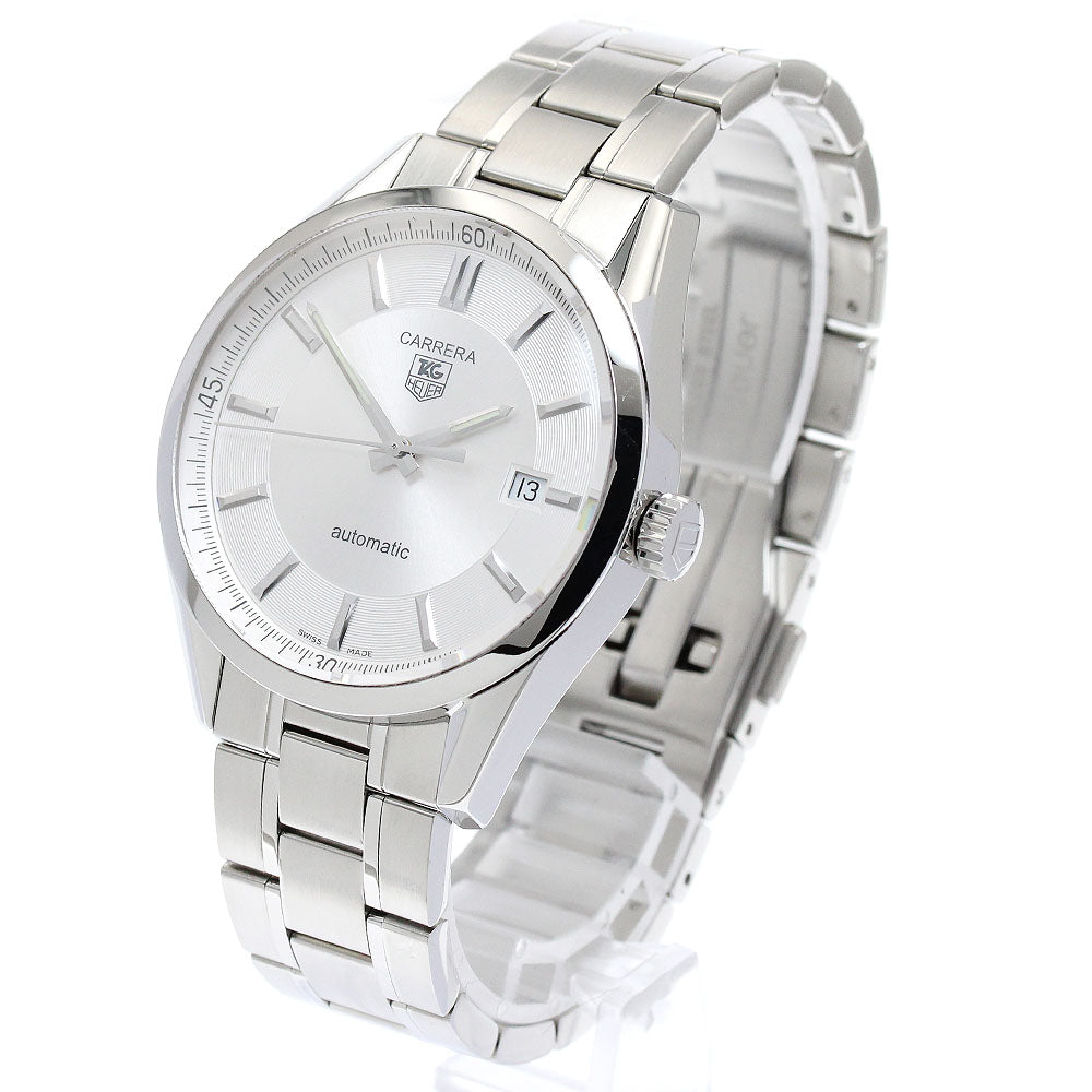 TAG HEUER Carrera Caliber 5 WV211A-3 Date Silver Dial Automatic Men's _877009