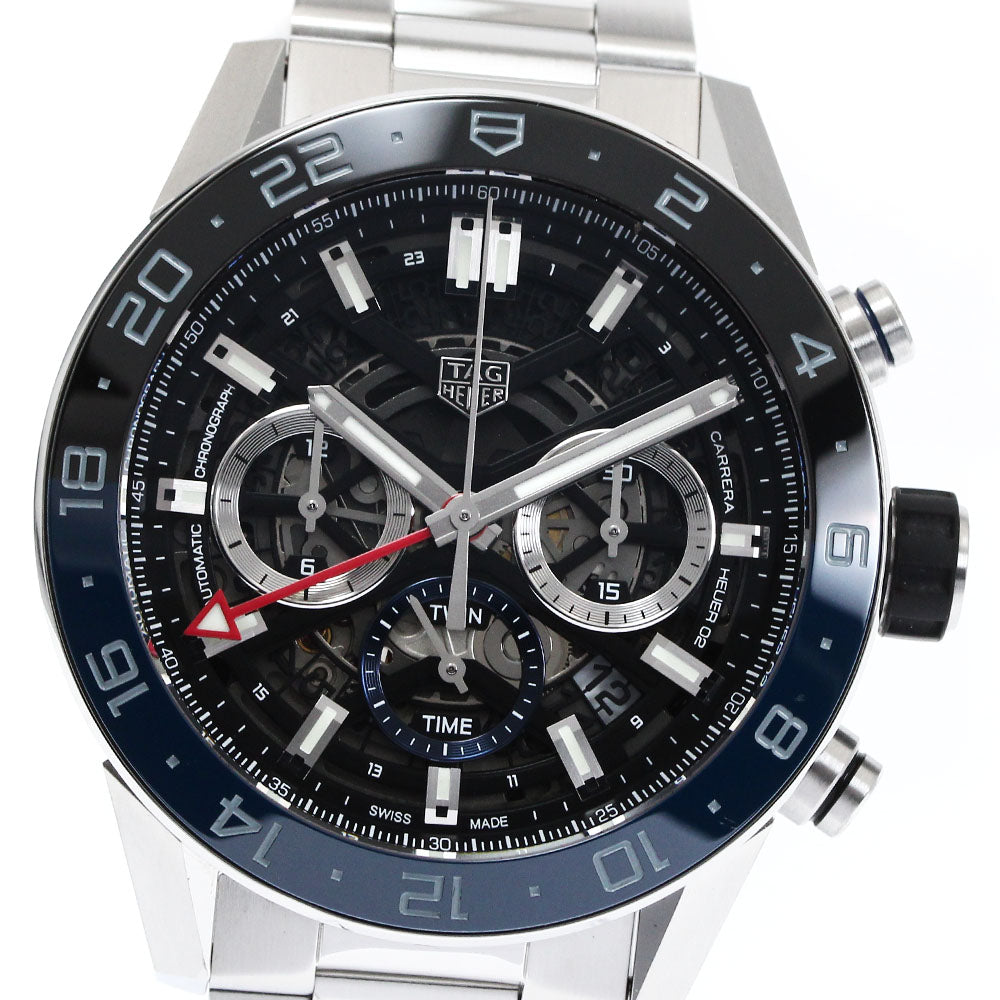 TAG HEUER Carrera Caliber Heuer02 CBG2A1Z GMT chronograph Automatic Men's_877011