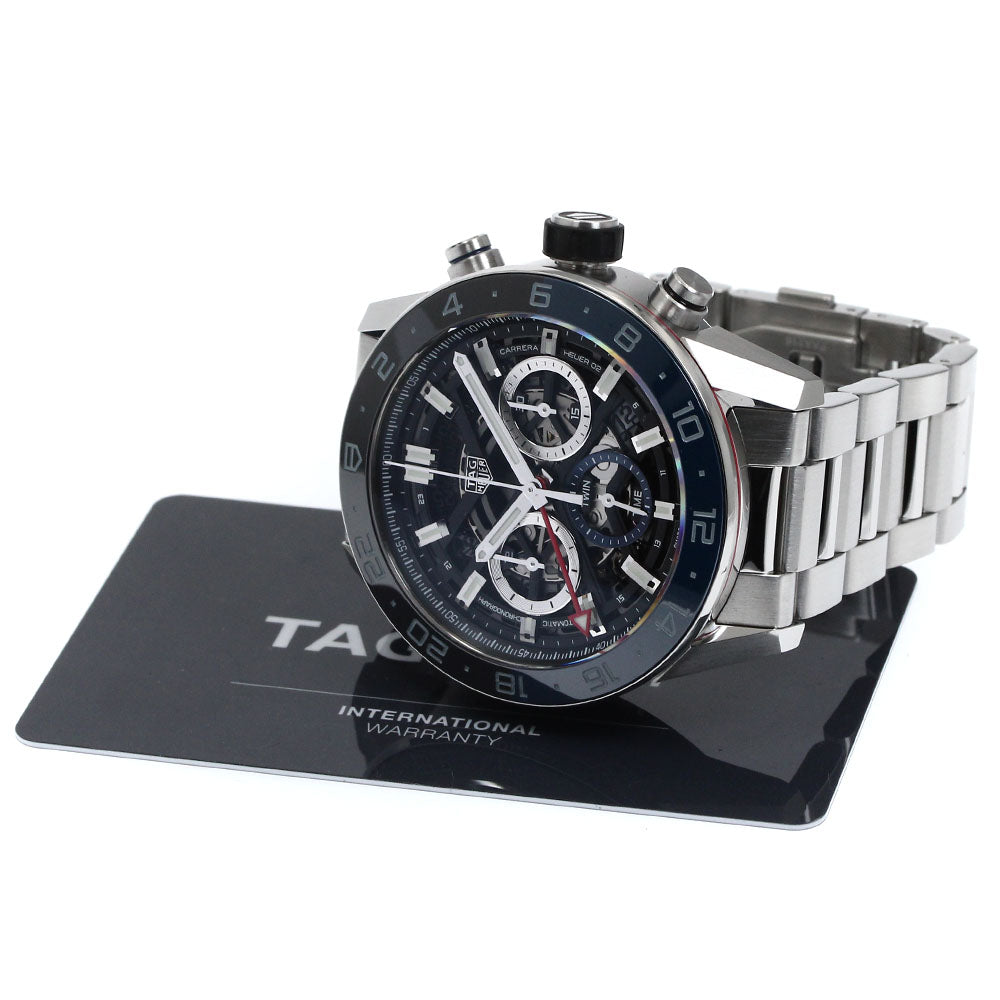 TAG HEUER Carrera Caliber Heuer02 CBG2A1Z GMT chronograph Automatic Men's_877011