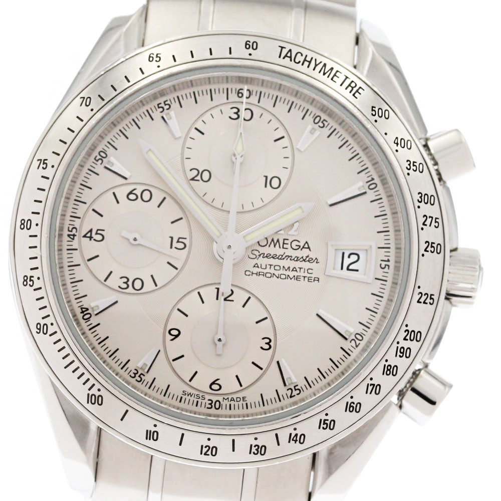 OMEGA Speedmaster 3211.30 Date Chronograph Silver Dial Automatic Men's_877017