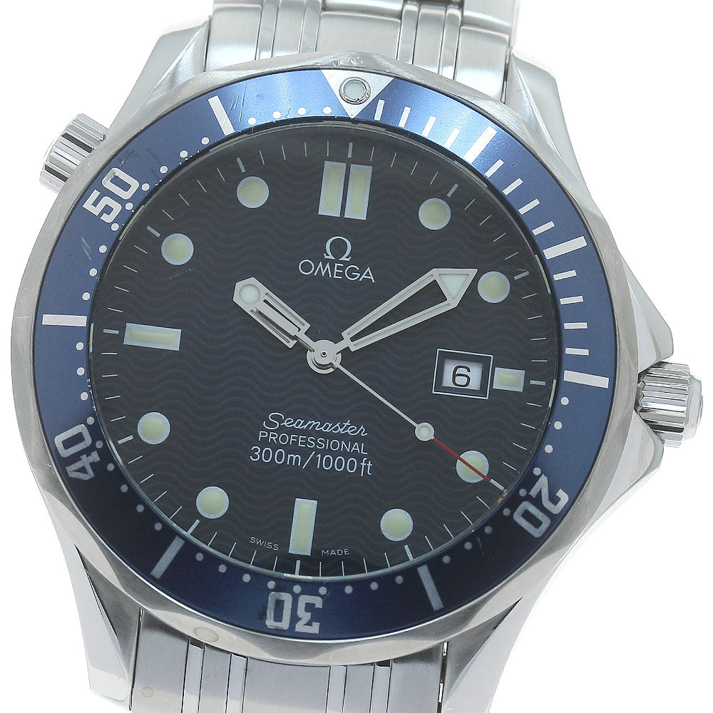 OMEGA Seamaster300 2541.80 Date Navy Dial Quartz Men's Watch_877019