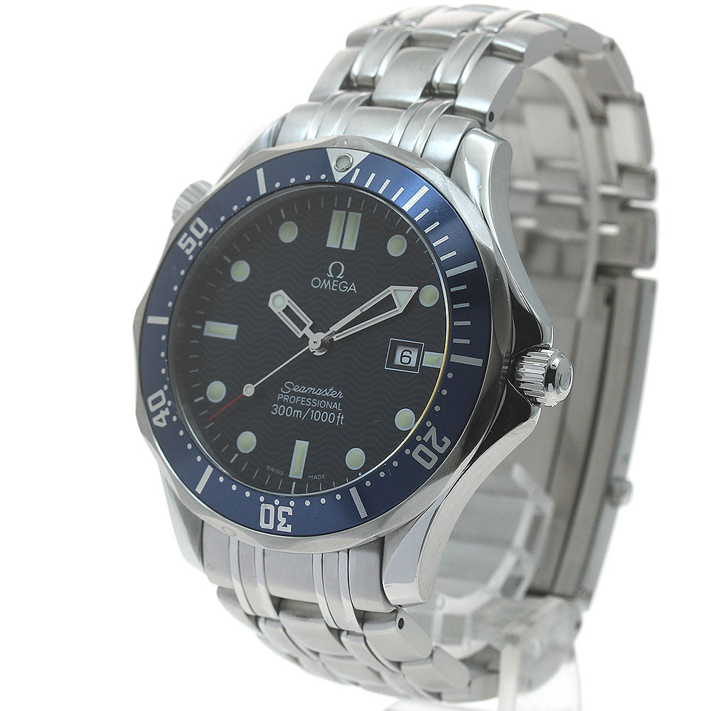 OMEGA Seamaster300 2541.80 Date Navy Dial Quartz Men's Watch_877019