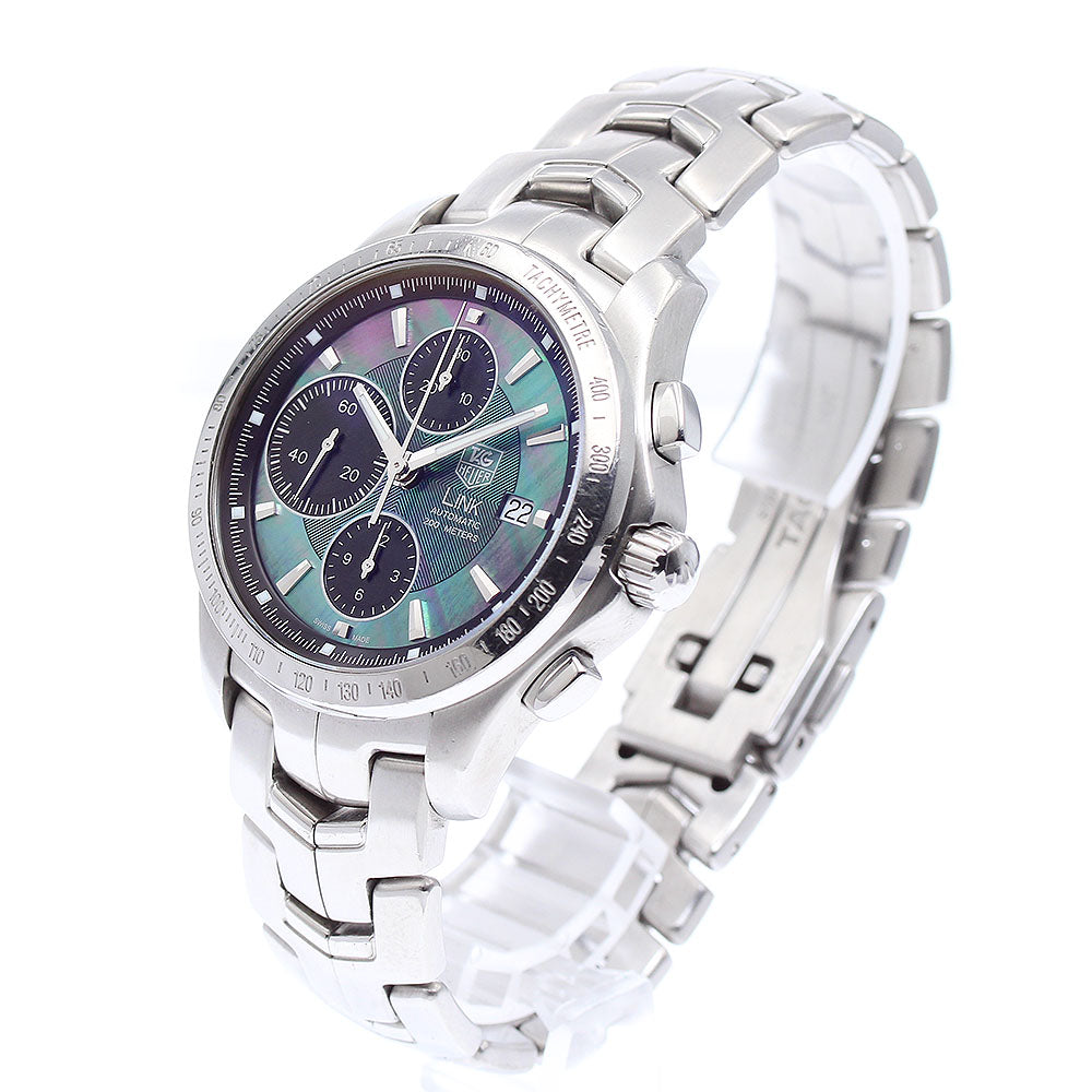 TAG HEUER Link Moon Pearl CJF211M Date Chronograph Japan limited edition 350 pieces Black shell / black Dial Automatic Men's Watch_877022