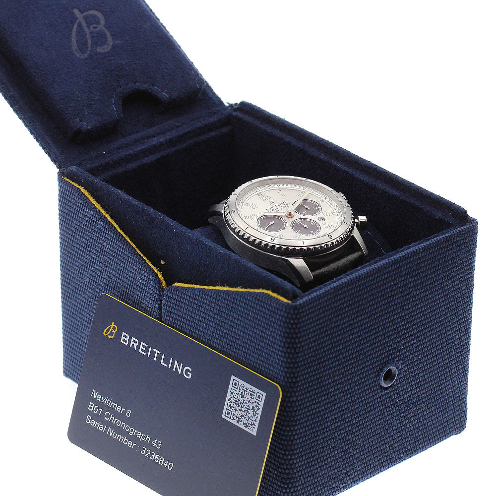 BREITLING Navitimer8 AB0117 Chronograph Silver Dial Automatic Men's Watch_877026