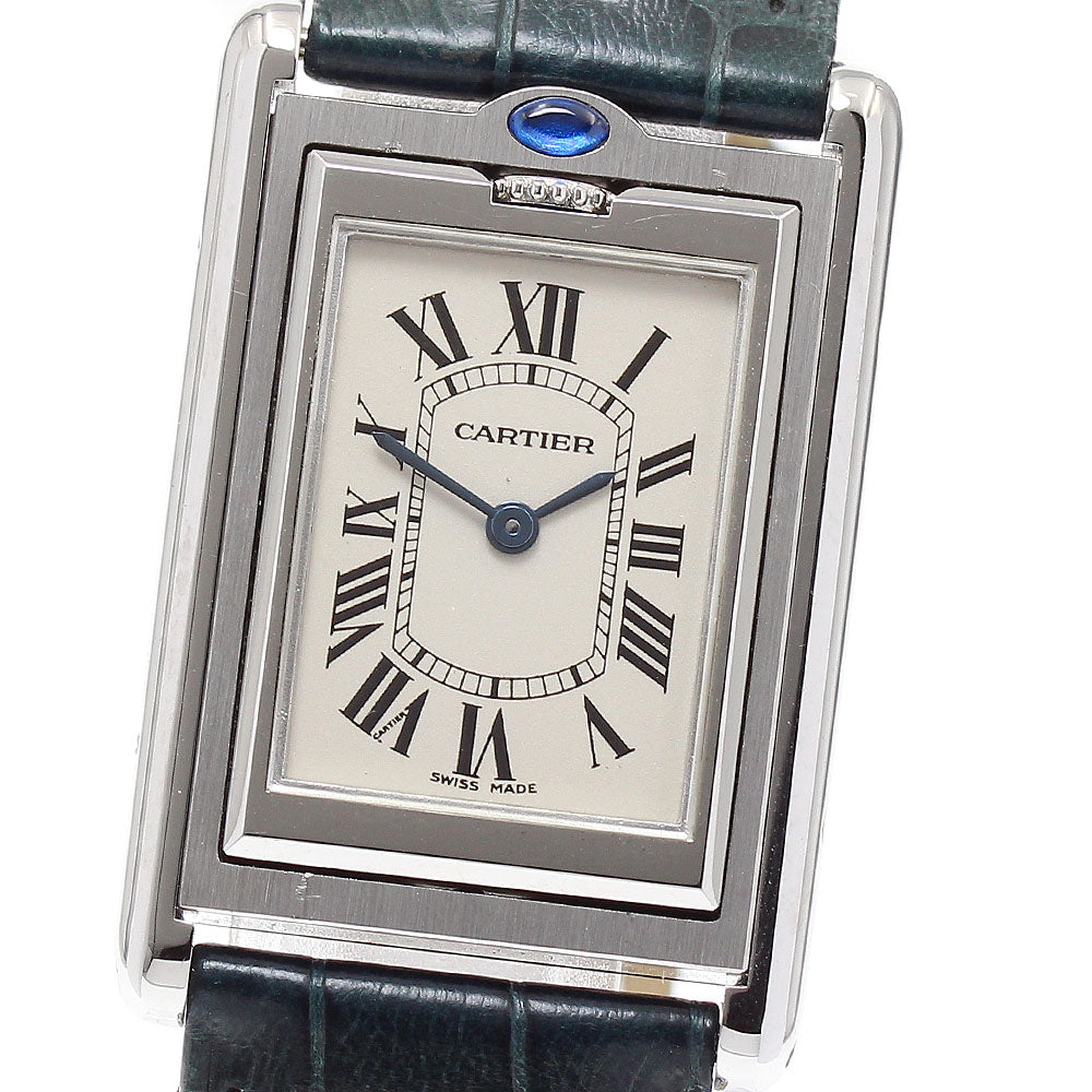 CARTIER Tank bath curant MM W1011258 Silver Dial Quartz Men's Watch_877040