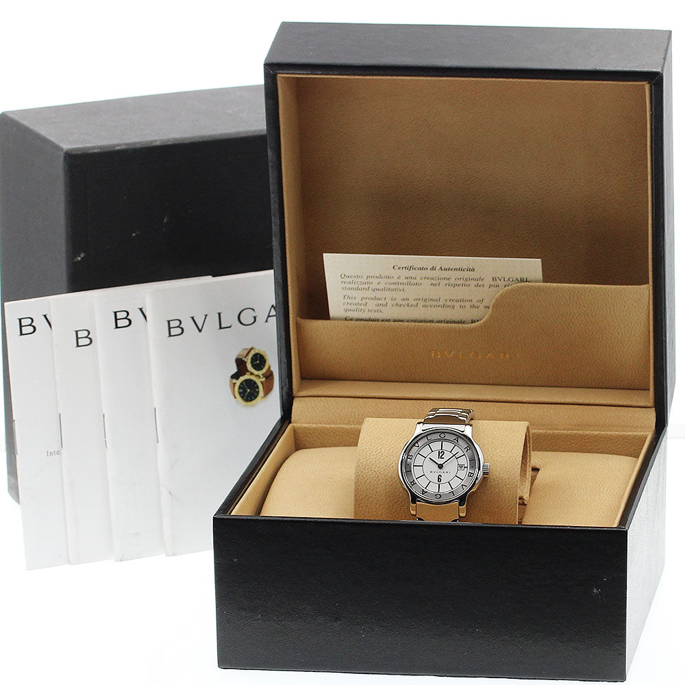 BVLGARI Solo tempo ST29S Date white Dial Quartz Ladies Watch_877043
