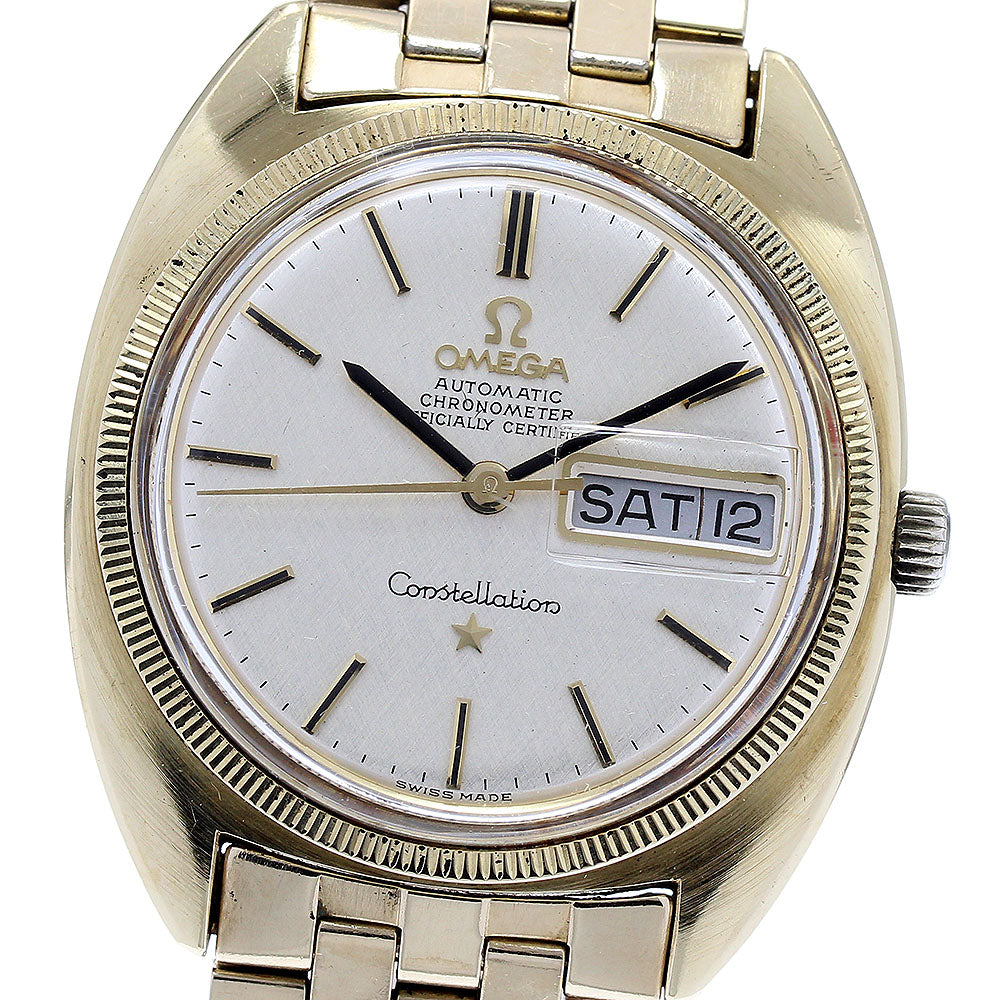 OMEGA Constellation 168029 YG bezel day date cal.751 Automatic Men's_877045