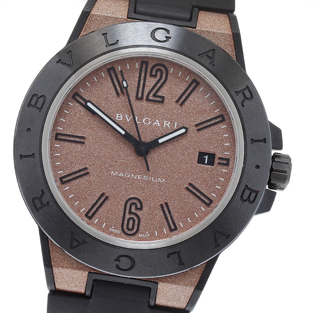 BVLGARI Diagono Magnesium DG41SMC Brown Dial Automatic Men's Watch_877052
