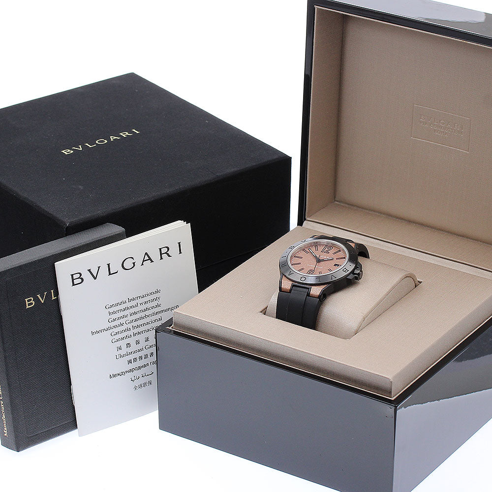 BVLGARI Diagono Magnesium DG41SMC Brown Dial Automatic Men's Watch_877052