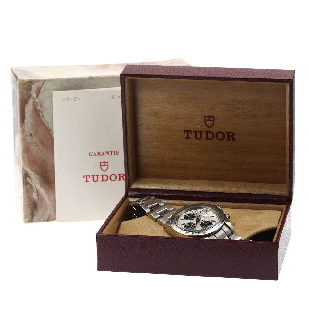 TUDOR Oyster Date Chronotime 79180 Silver / Black Dial Automatic Men's_877054